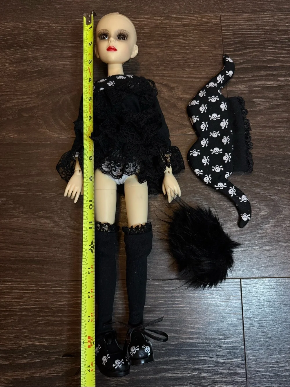 2000’s RARE GOODREAU Doll with Clothing, Shoes and Wig 16” Tall Great Condition